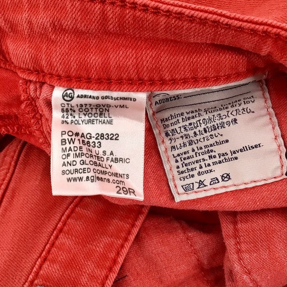 AG Stevie Ankle Slim Straight Ankle Jeans Size 29R - Picture 5 of 11